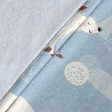 Cute Polar Bears Christmas Decoration Pattern Premium Blanket