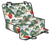 Bonsai Red Sun Japanese Pattern Dog Car Seat Covers