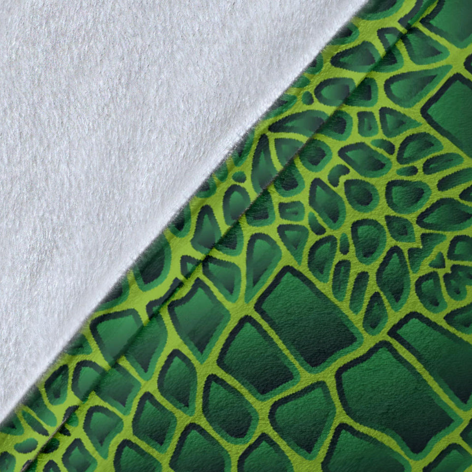 Crocodile Skin Printed Premium Blanket