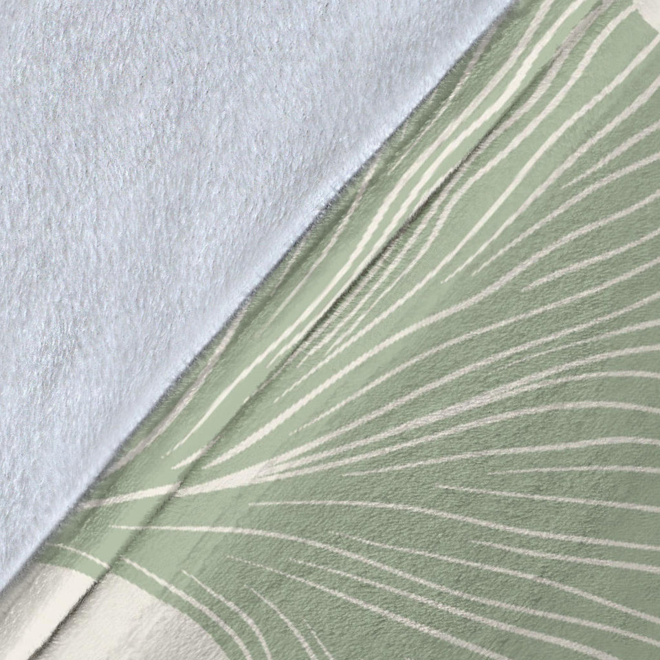 Ginkgo Leaves Pattern Premium Blanket