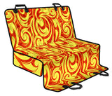 Fire Flame Design Pattern Dog Car Seat Covers