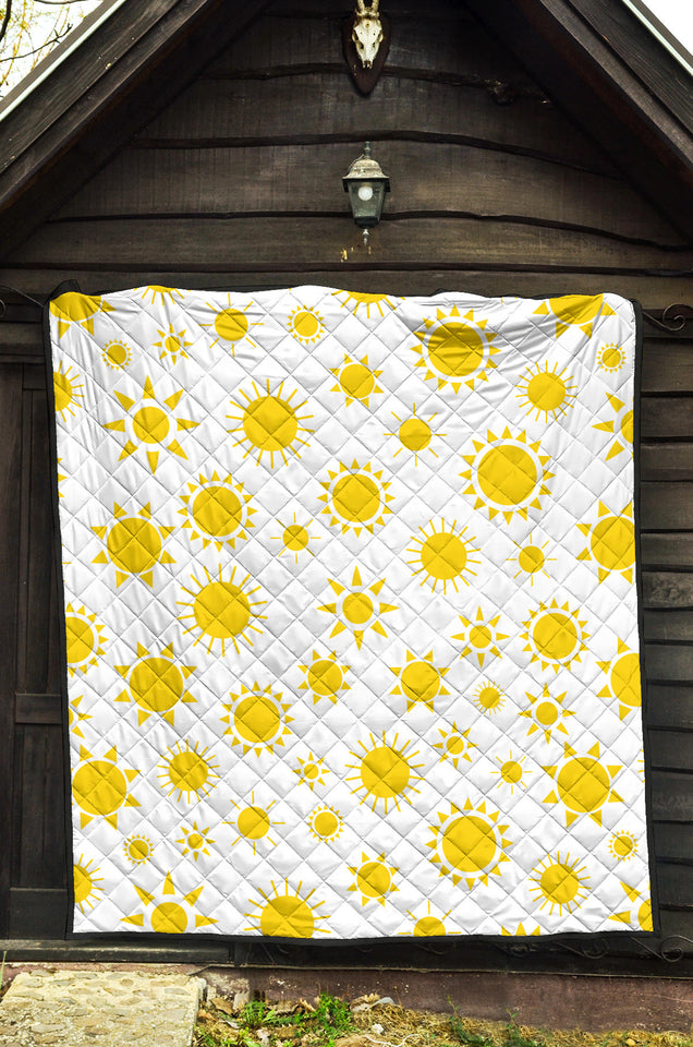 Sun Pattern Premium Quilt