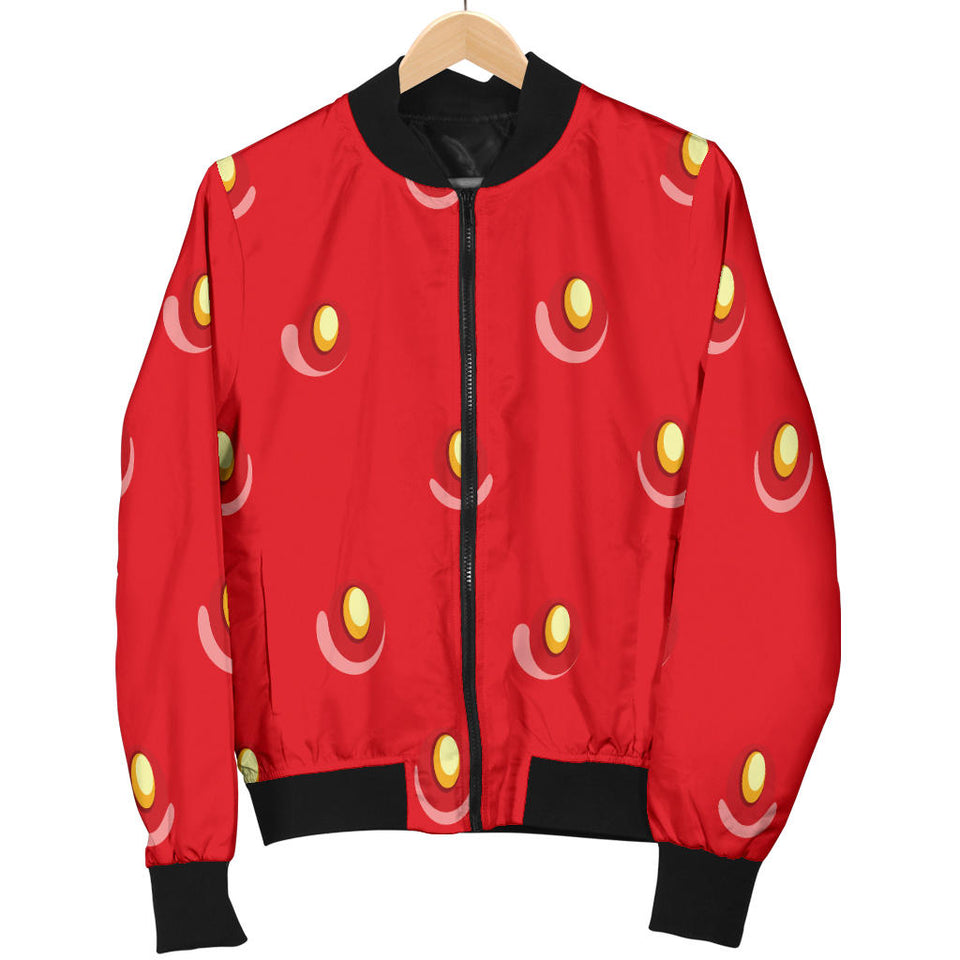Strawberry Texture Skin Pattern Men'S Bomber Jacket