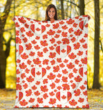 Canada Pattern Print Design 02 Premium Blanket