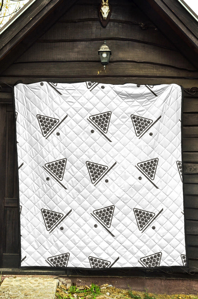 Billiard Ball Pattern Print Design 03 Premium Quilt