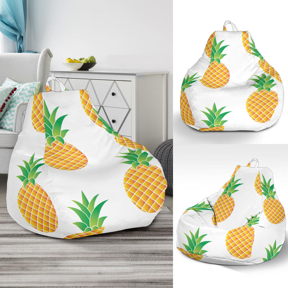 Pineapples Pattern Bean Bag Cover