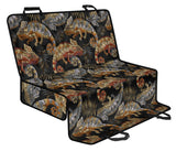 Chameleon Lizard Tropical Leaves Palm Tree Dog Car Seat Covers