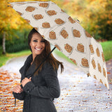 Pancake Pattern Print Design 01 Umbrella