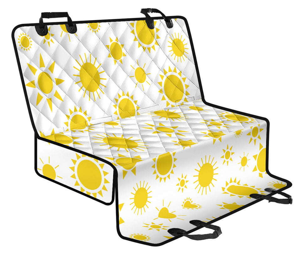 Sun Pattern Dog Car Seat Covers