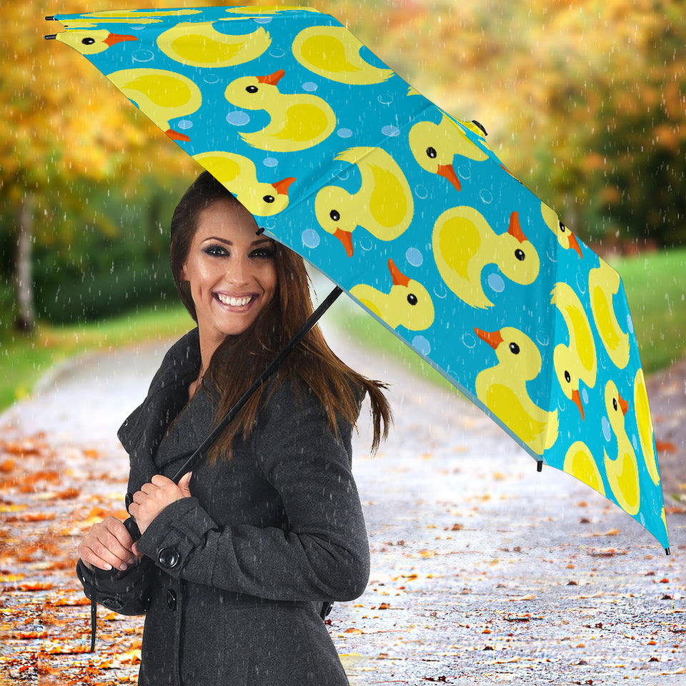 Duck Toy Pattern Print Design 04 Umbrella