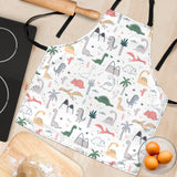 Cute Cartoon Dinosaurs Tree Pattern Adjustable Apron
