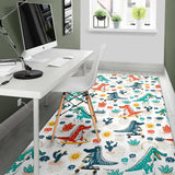 Cute Crocodile Pattern Area Rug