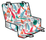 Watercolor Bowling Pattern Dog Car Seat Covers