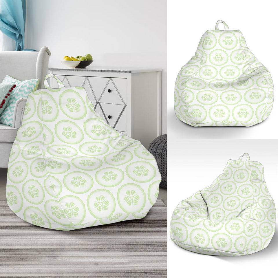 Cucumber Pattern Background Bean Bag Cover