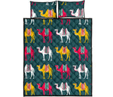 Camel pattern Quilt Bed Set