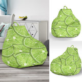 Slices Of Lime Pattern Bean Bag Cover