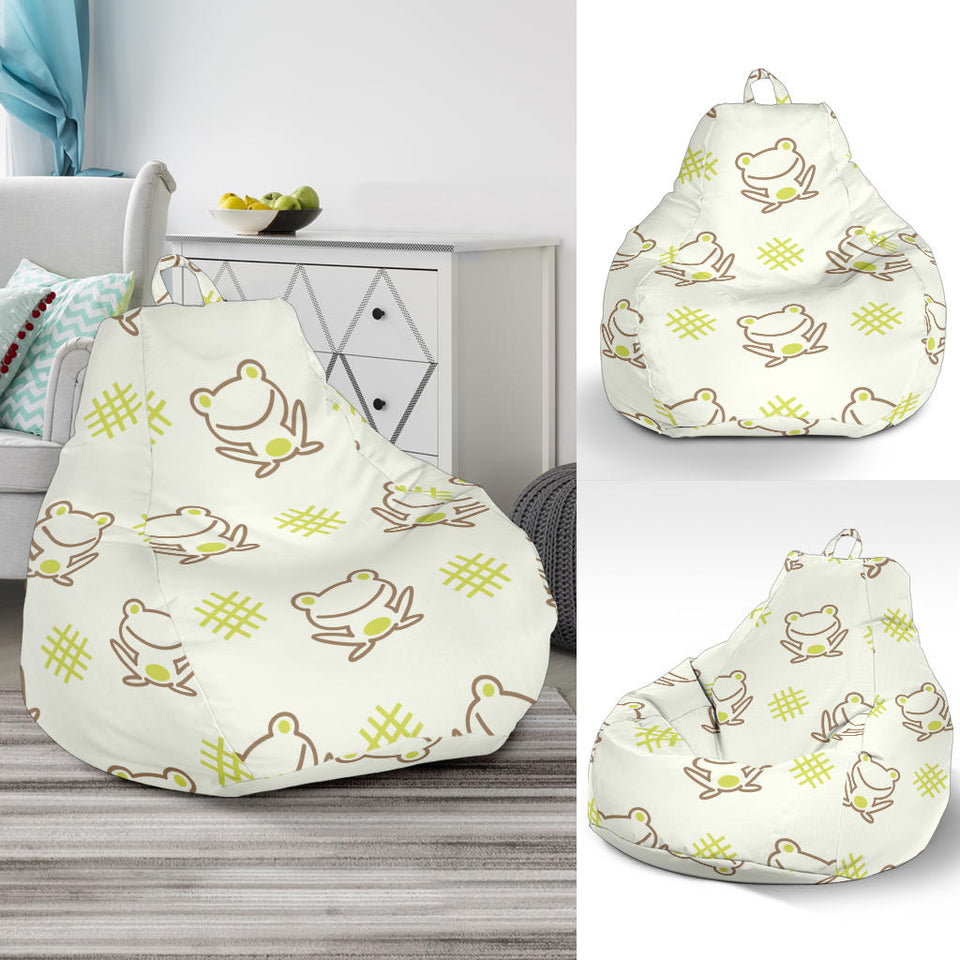 Cute Cartoon Frog Baby Pattern Bean Bag Cover