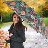 Gear Pattern Print Design 05 Umbrella