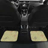 Camera Pattern Print Design 01 Front and Back Car Mats
