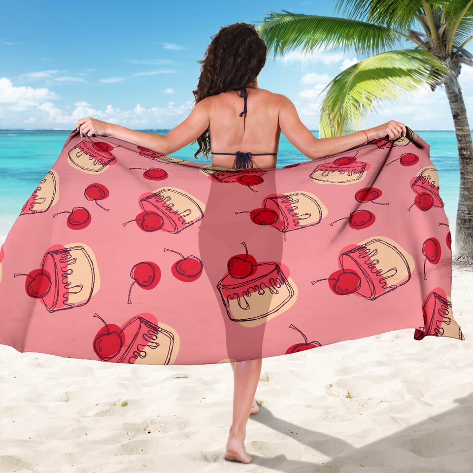 Cake Cherry Pattern Sarong