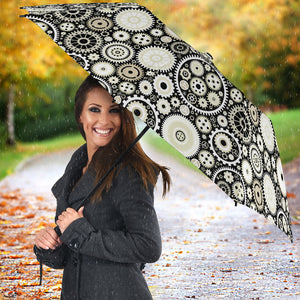 Gear Pattern Print Design 02 Umbrella