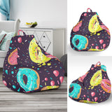 Colorful Donut Glaze Pattern Bean Bag Cover