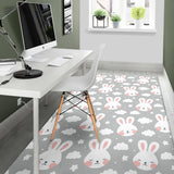 Rabbit Cloud Pattern Area Rug