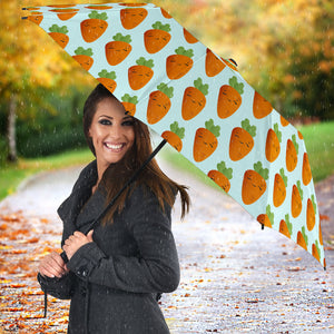 Carrot Pattern Print Design 03 Umbrella