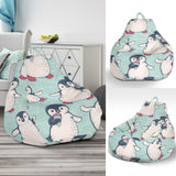 Cute Penguin Pattern Bean Bag Cover