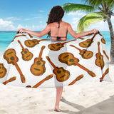Paint Guitar Pattern Sarong