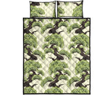 Bonsai pattern Quilt Bed Set