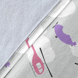 Helicopter Plane Pattern Premium Blanket