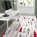 Cute Christmas Tree Pattern Area Rug