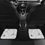 Spider Web Cobweb Pattern Front And Back Car Mats