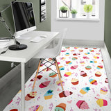 Cake Cupcake Design Pattern Area Rug