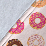 Colorful Donut Pattern Premium Blanket