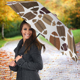 American Football Ball Pattern Umbrella