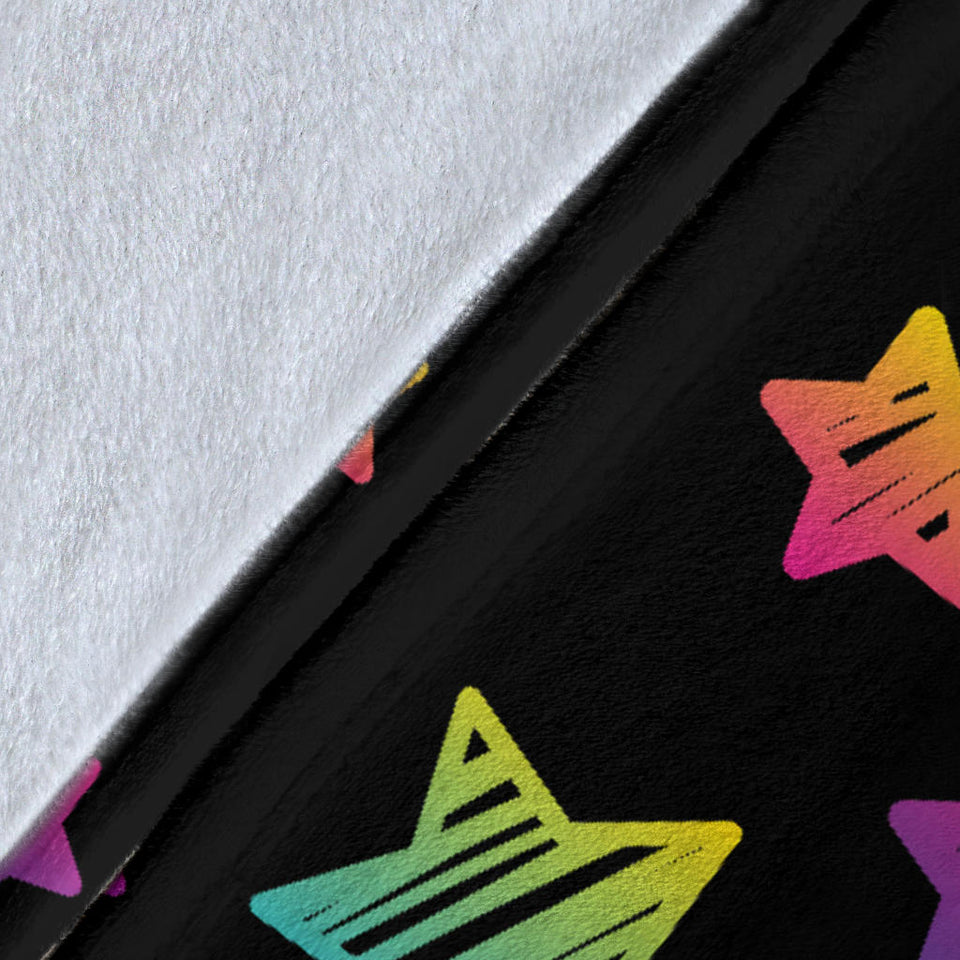 Colorful Star Pattern Premium Blanket