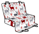 Deer Tree Snowflakes Chrismas Pattern Dog Car Seat Covers