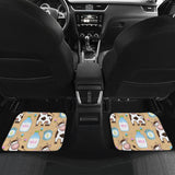 Cow Bottle Of Milk Pattern Front And Back Car Mats