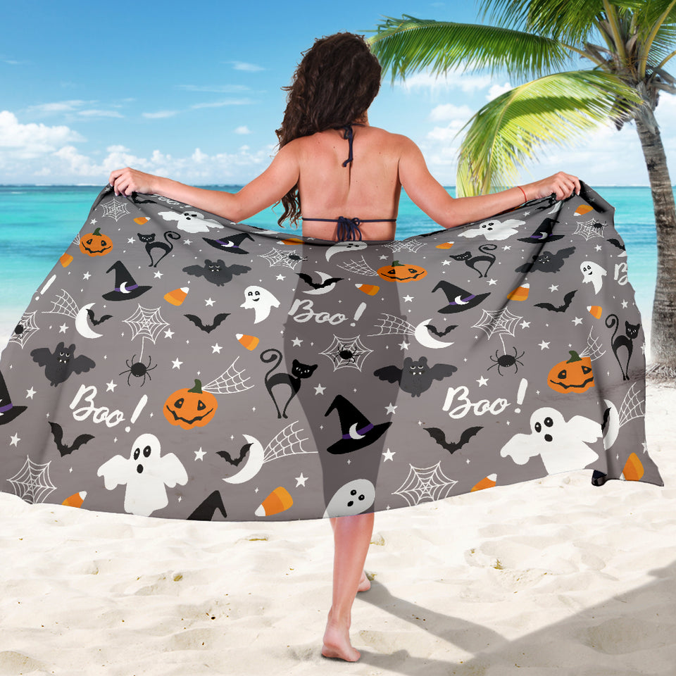 Halloween Design Pattern Sarong