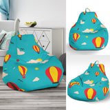 Hot Air Balloon Sky Pattern Bean Bag Cover