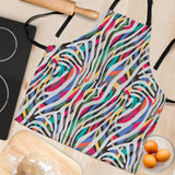 Colorful Zebra Skin Pattern Adjustable Apron