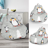 Cute Penguin Christmas Pattern Bean Bag Cover