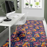 Goldfish Pattern Print Design 05 Area Rug