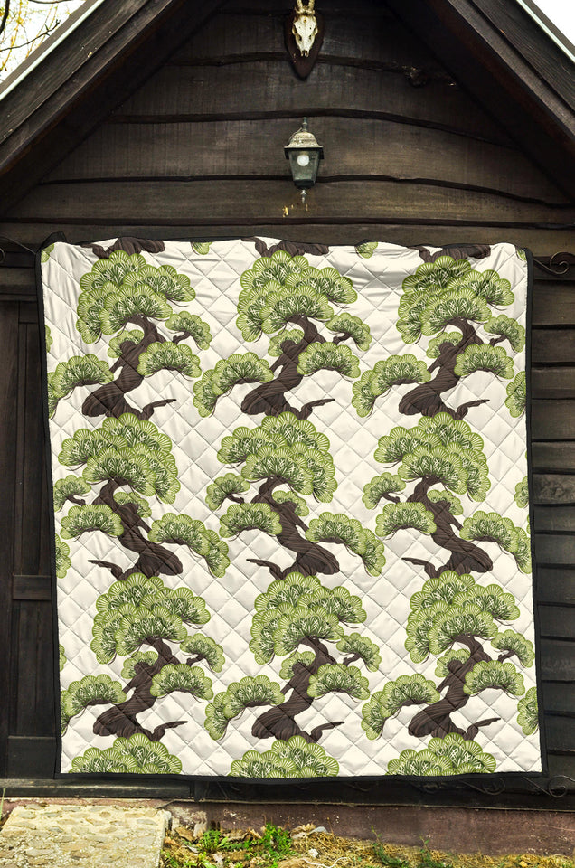 Bonsai Pattern Premium Quilt