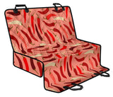 Beautiful Chili Peppers Pattern Dog Car Seat Covers