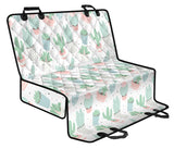 Pastel Colorcactus Pattern Copy Dog Car Seat Covers