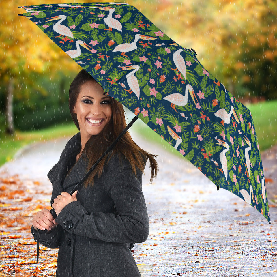 Pelican Pattern Print Design 05 Umbrella