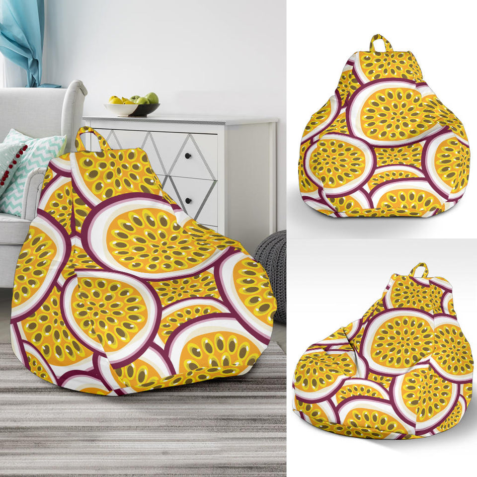 Passion Fruits Slice Pattern Bean Bag Cover
